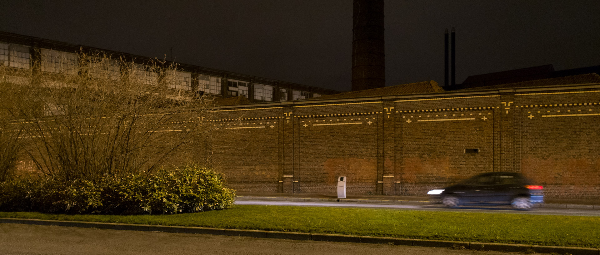 Vieille usine, chaussée Pierre-Curie, à Tourcoing.