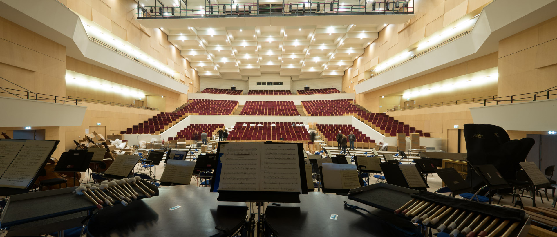 Le nouvel auditorium du Nouveau Siècle, à Lille.