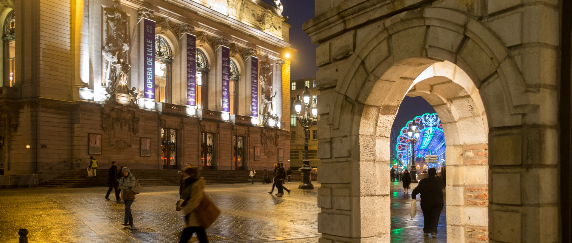 La place du Théâtre, à Lille.