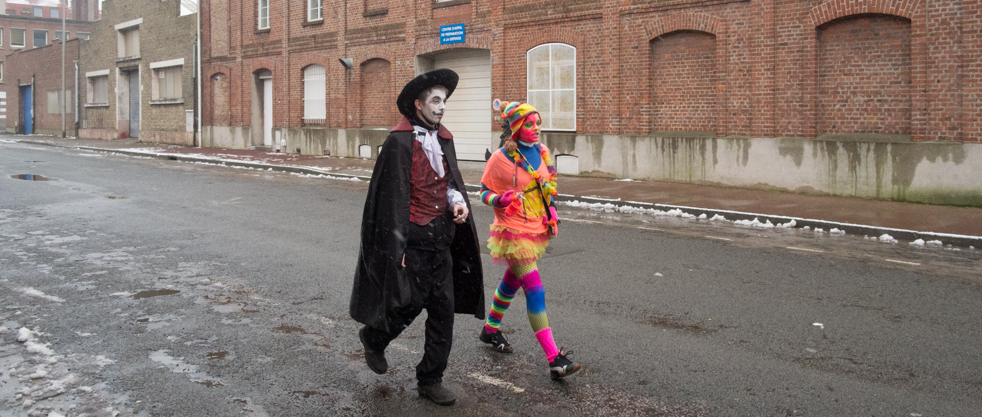 La bande de la Citadelle au carnaval de Dunkerque.