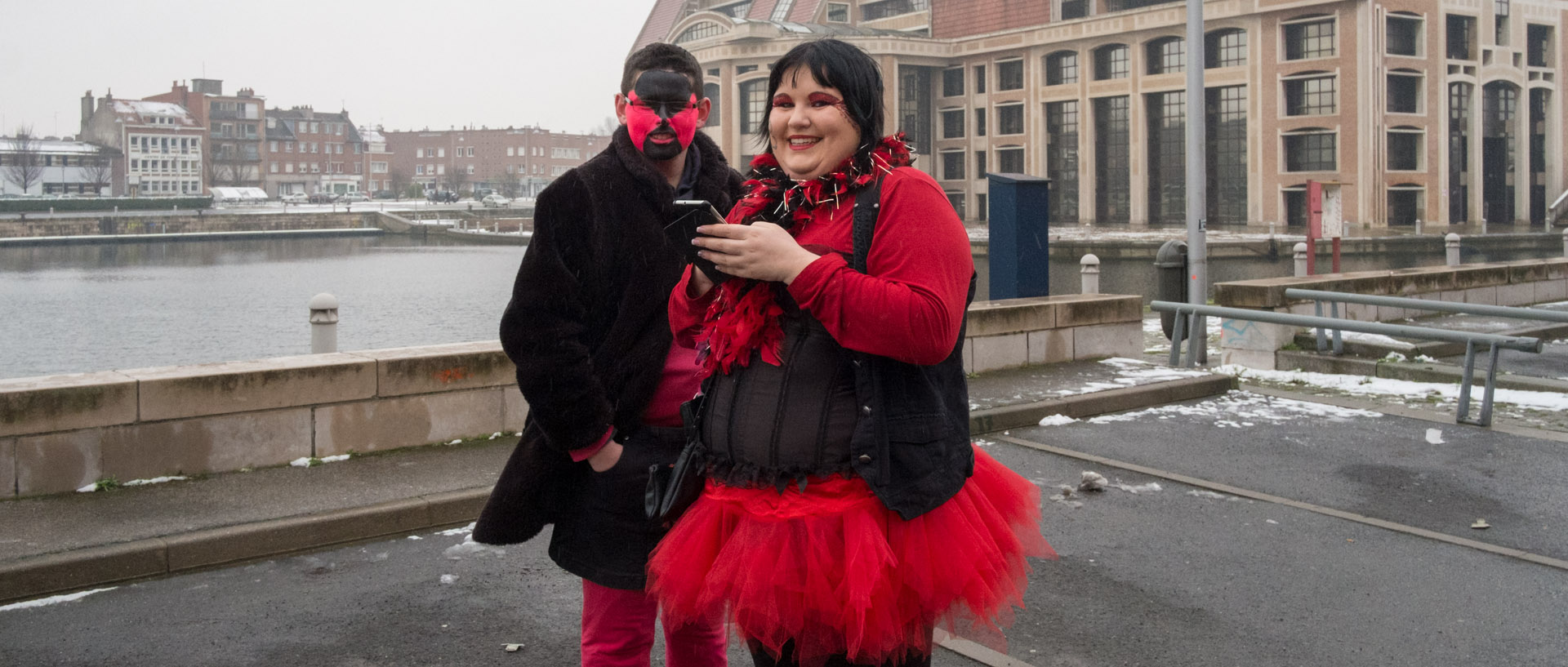 La bande de la Citadelle au carnaval de Dunkerque.