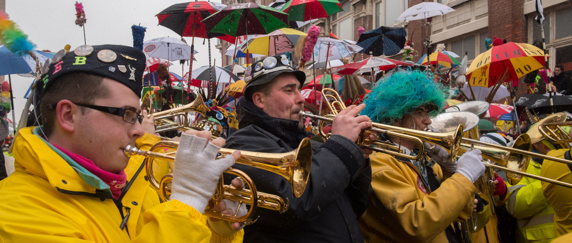 La bande de la Citadelle au carnaval de Dunkerque.