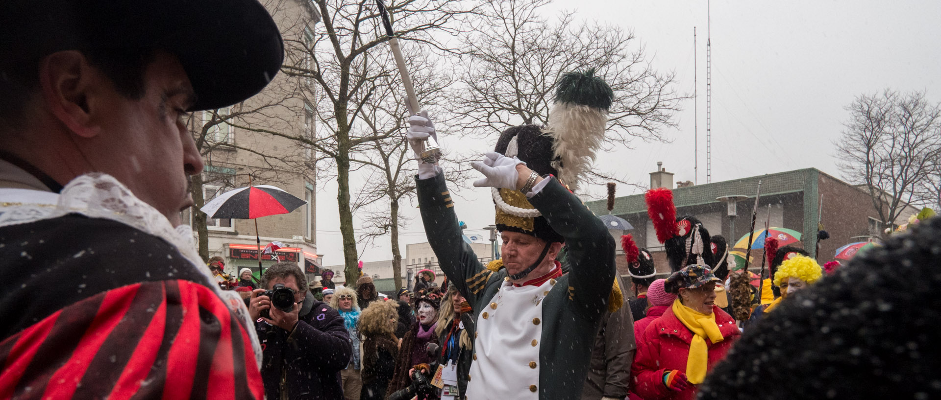 La bande de la Citadelle au carnaval de Dunkerque.