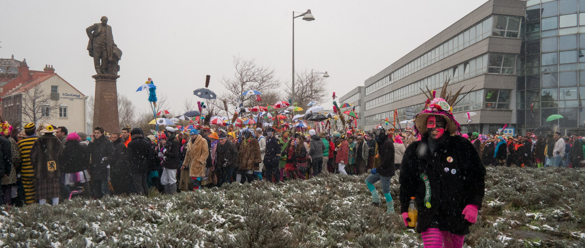 La bande de la Citadelle au carnaval de Dunkerque.