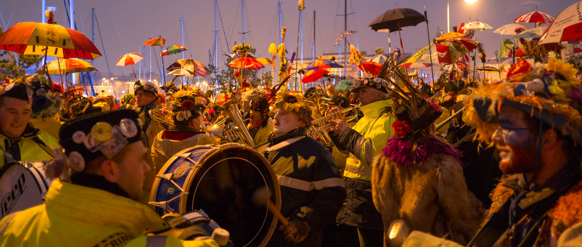 La bande de la Citadelle au carnaval de Dunkerque.