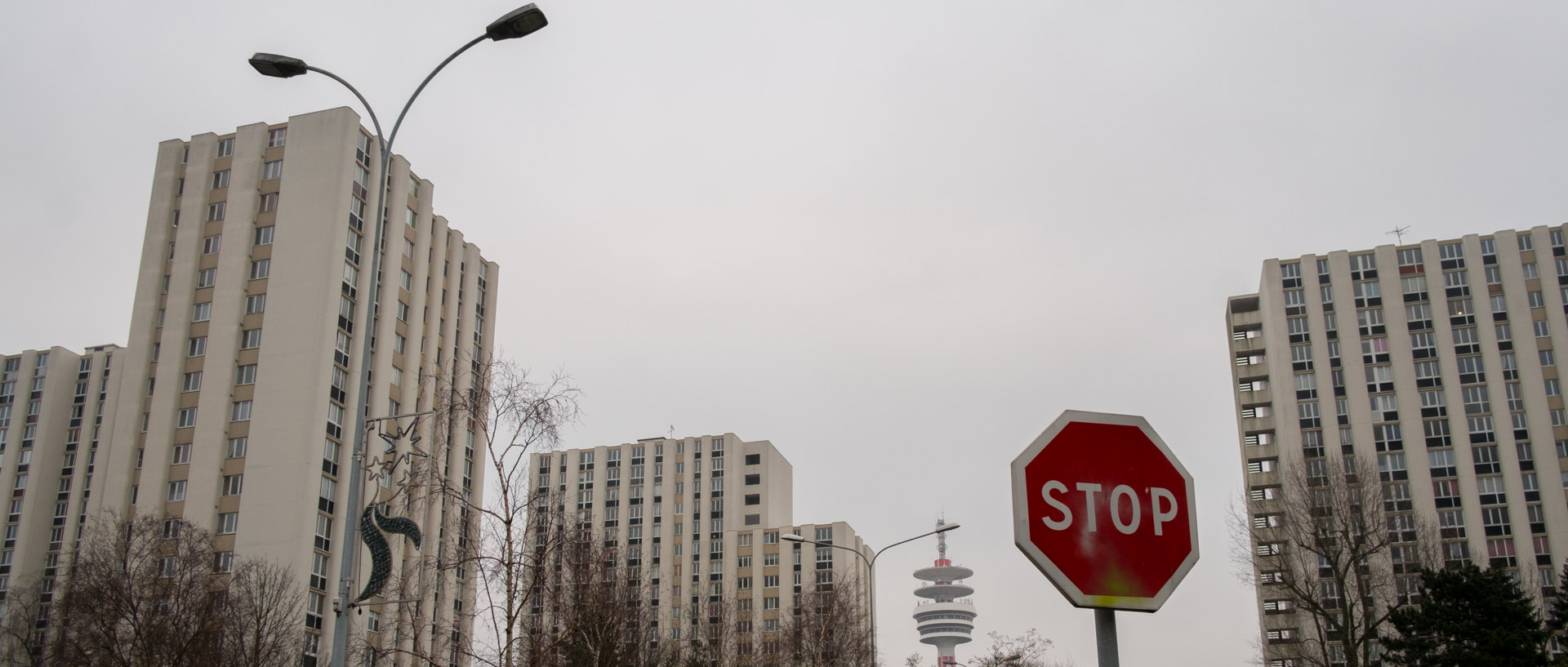 Immeubles, avenue du Chancelier-Adenauer, à Mons en Baroeul.