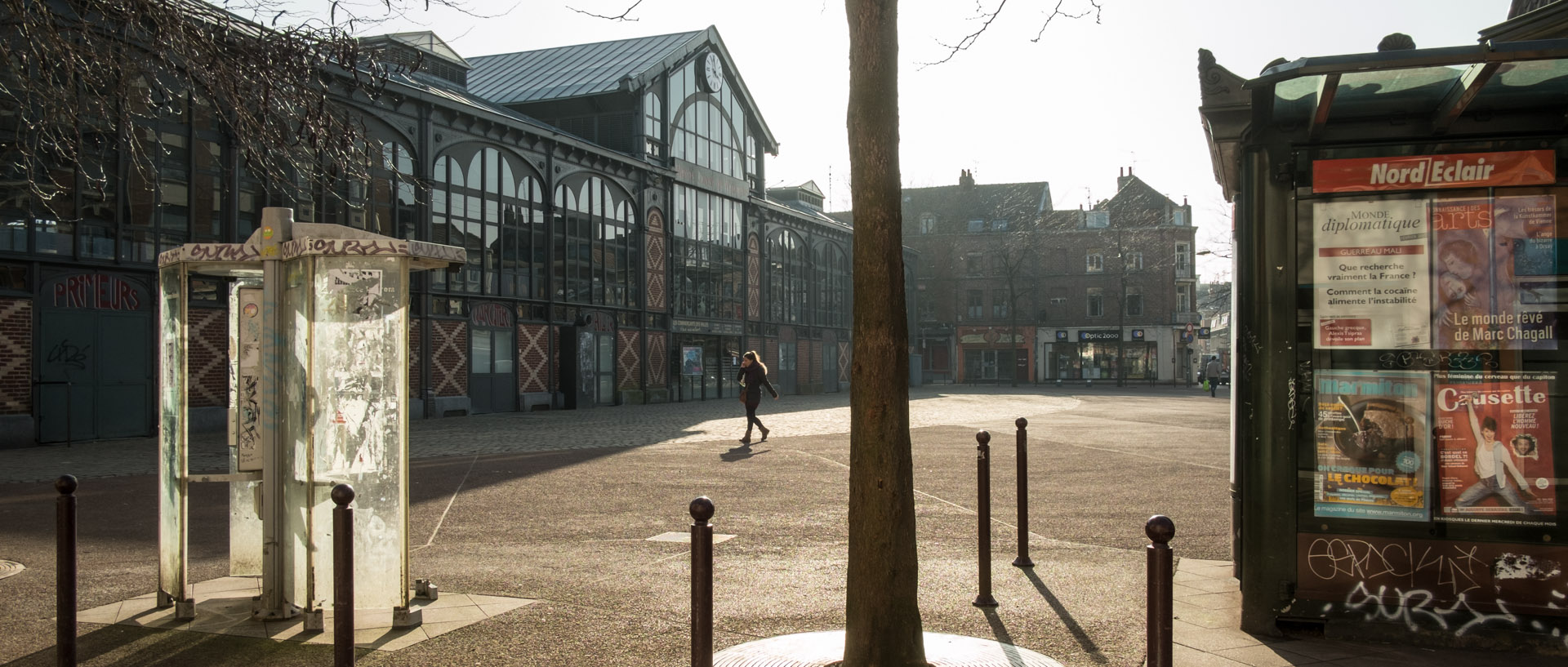 Les halles de Wazemmes, à Lille.