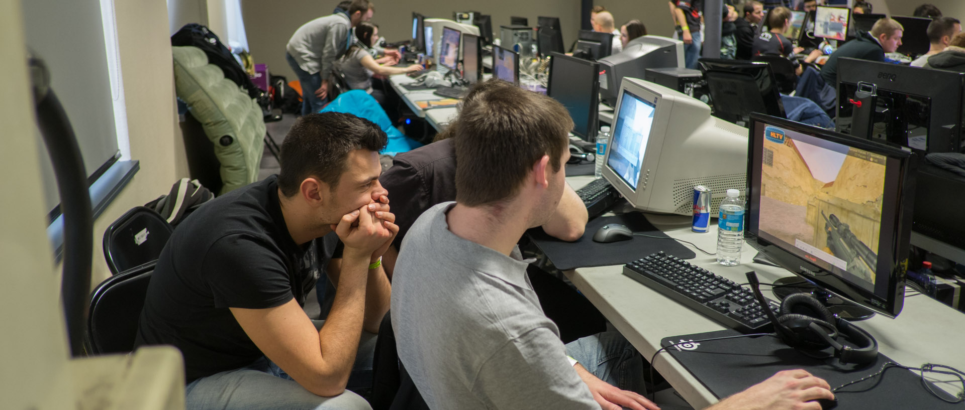 Tournoi de jeu vidéo, à l'Imaginarium de la Plaine images, à Tourcoing.