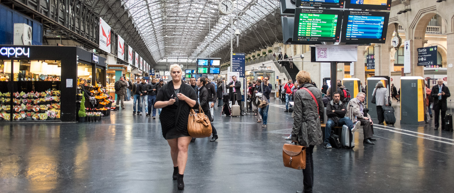 Mercredi 9 octobre 2013, 17:50, gare de l'Est, Paris