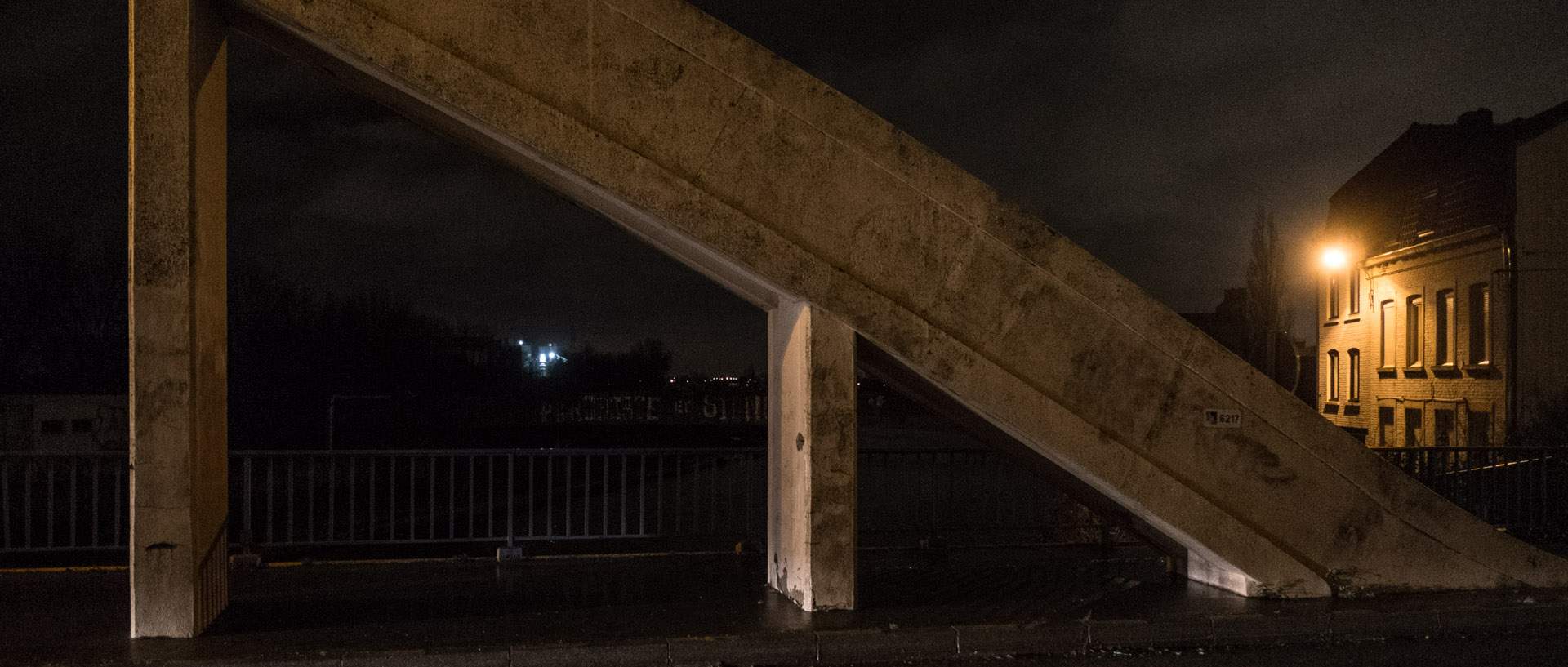 Mardi 28 janvier 2014, 19:09, pont de l'Abbaye, Saint-André lez Lille