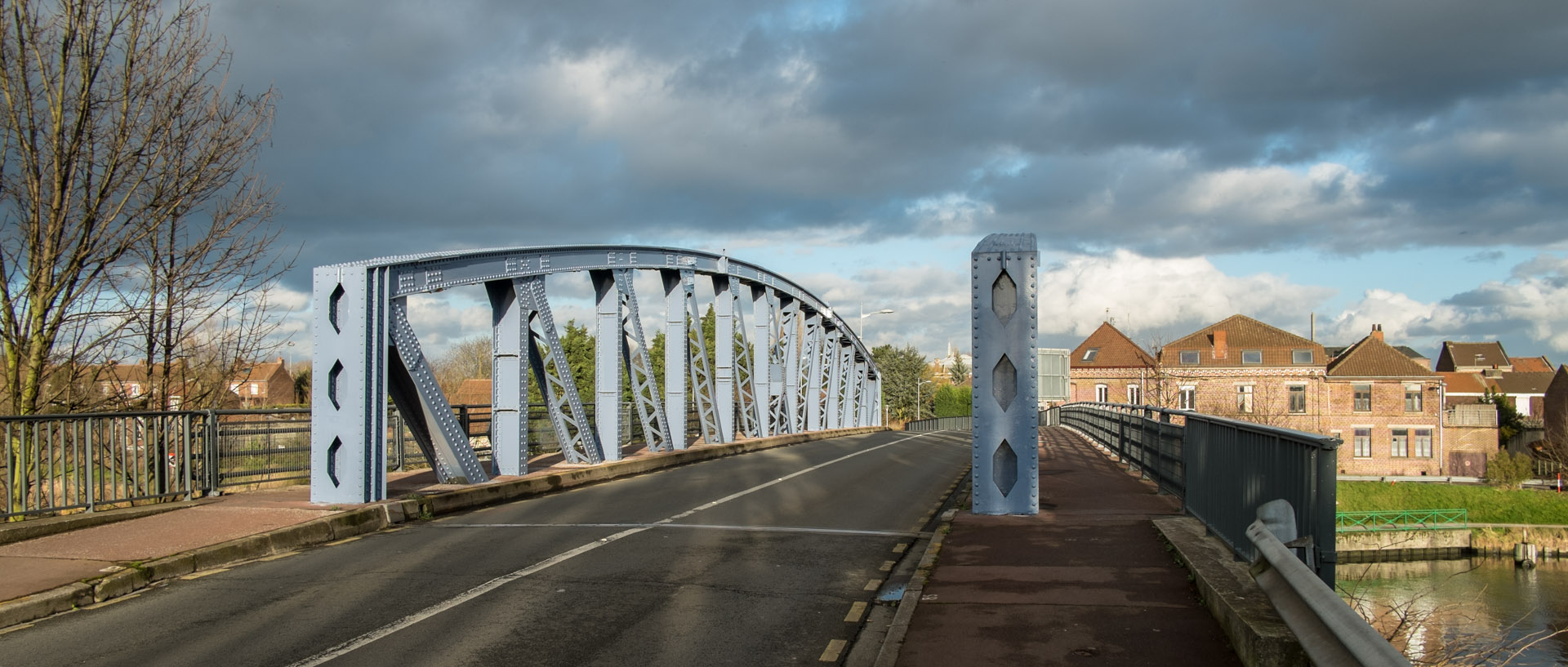 Vendredi 7 février 2014, 16:31, pont Pasteur sur la Deûle, Marquette lez Lille