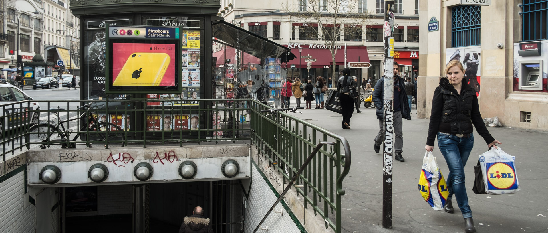 Jeudi 27 mars 2014, 15:44, boulevard Saint-Denis, Paris