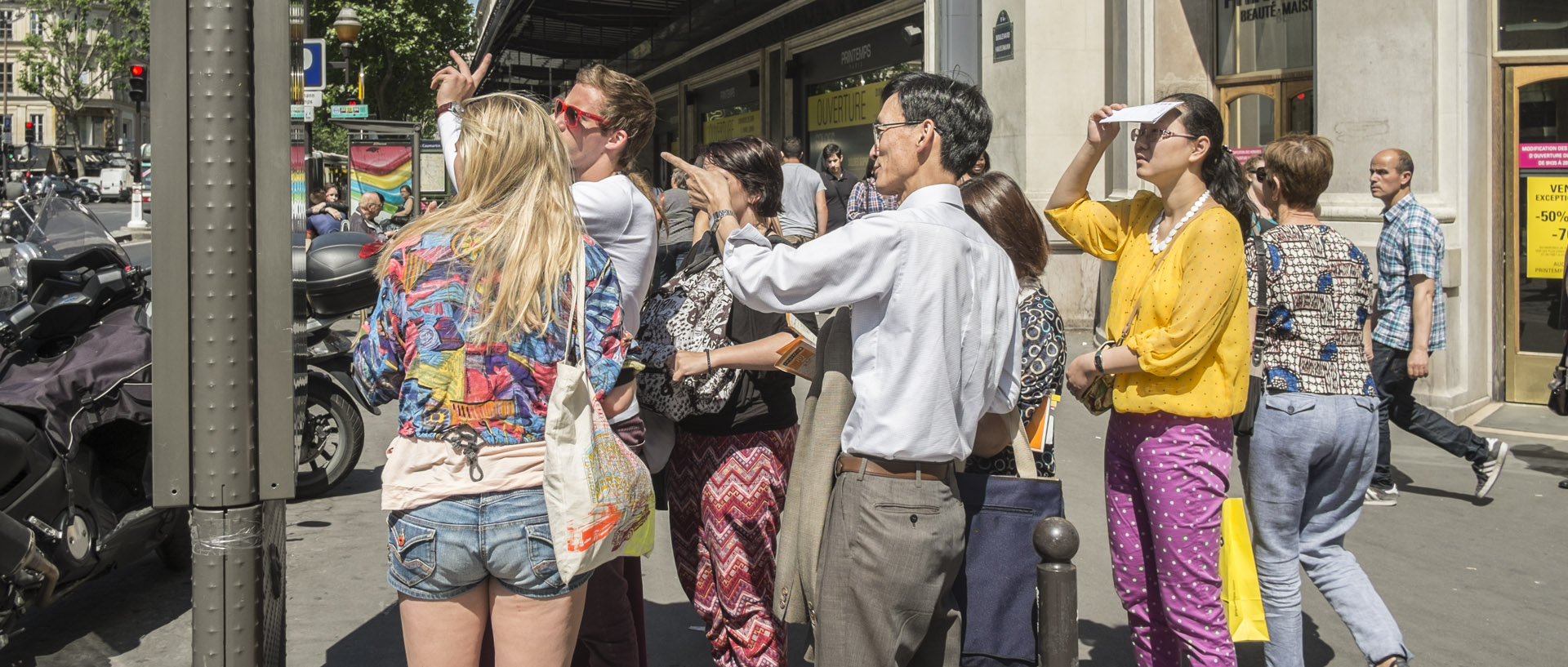 Jeudi 26 juin juin 2014, 11:49, boulevard Haussmann, Paris