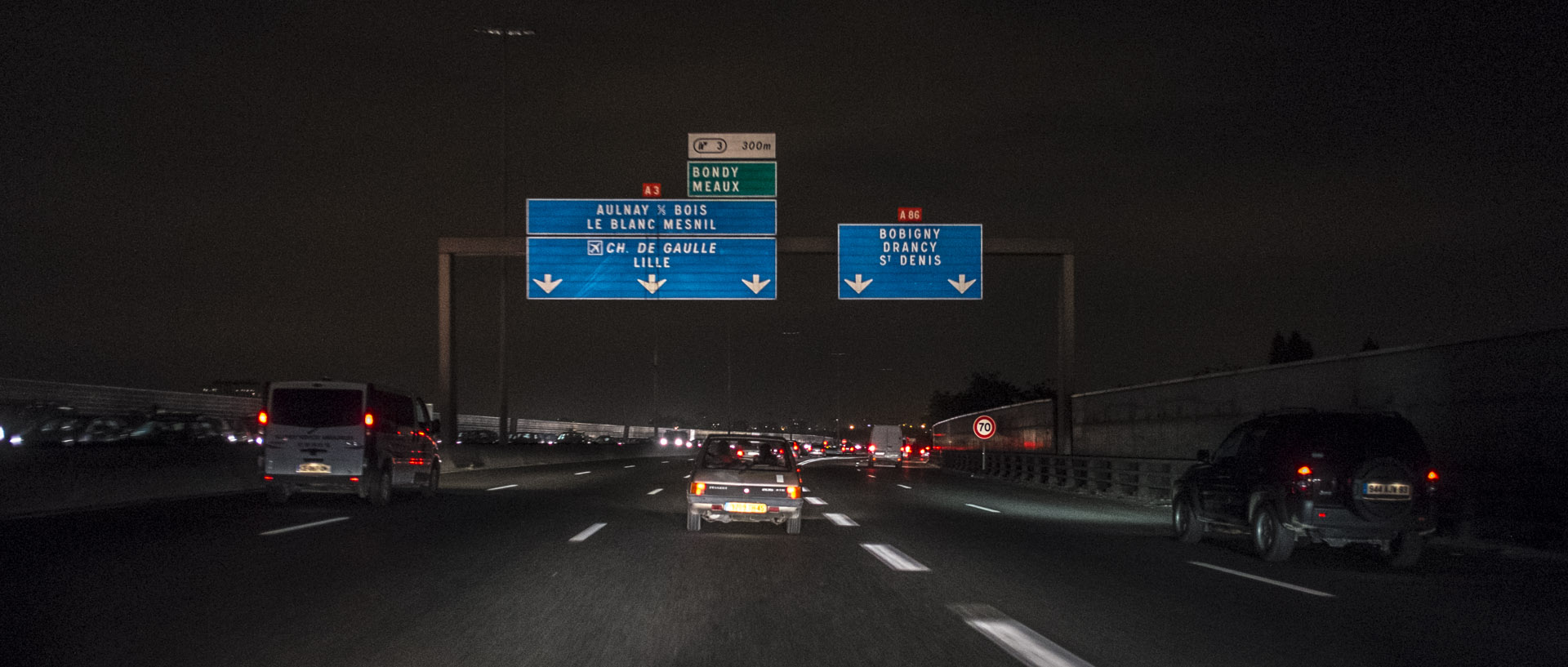 Samedi 1er novembre 2014, 18:47, autouroute A3, Bobigny