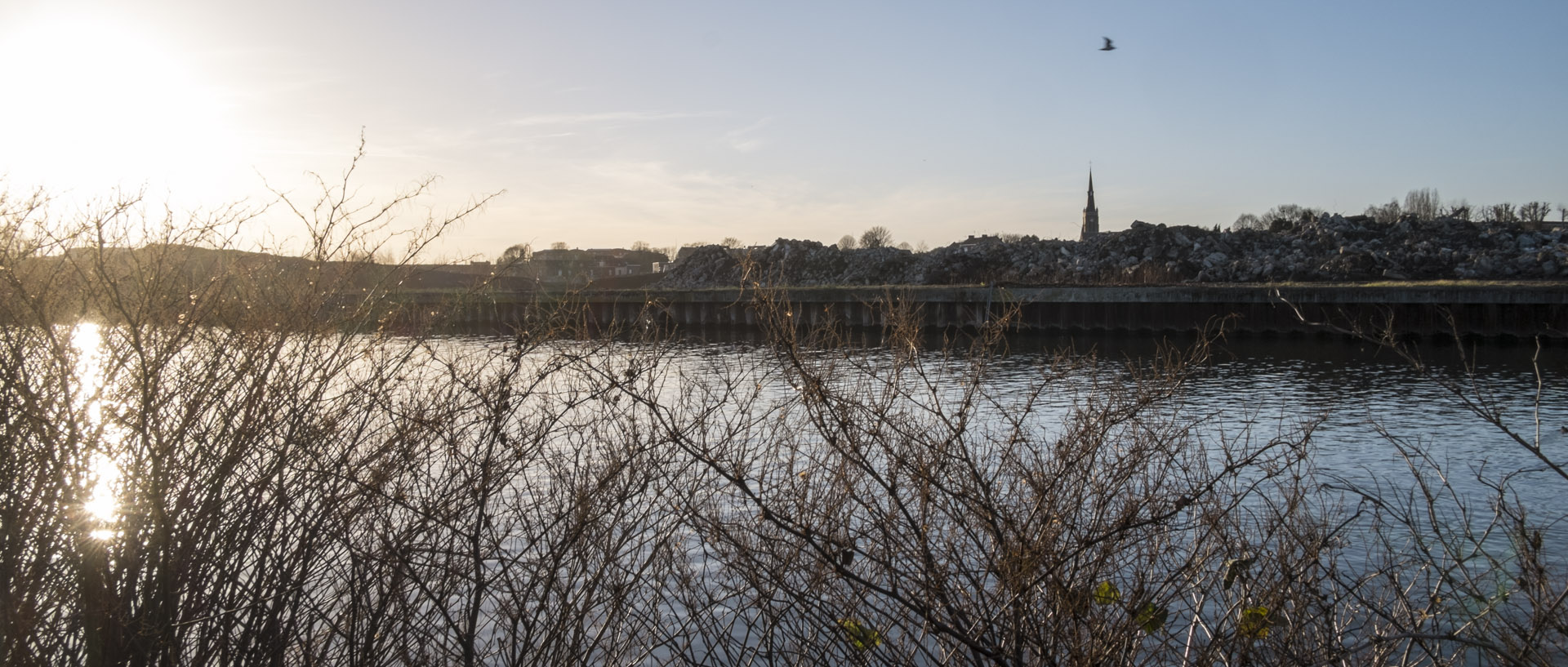 Vendredi 2 janvier 2015, 15:40, canal de la Deûle, Marquette lez Lille