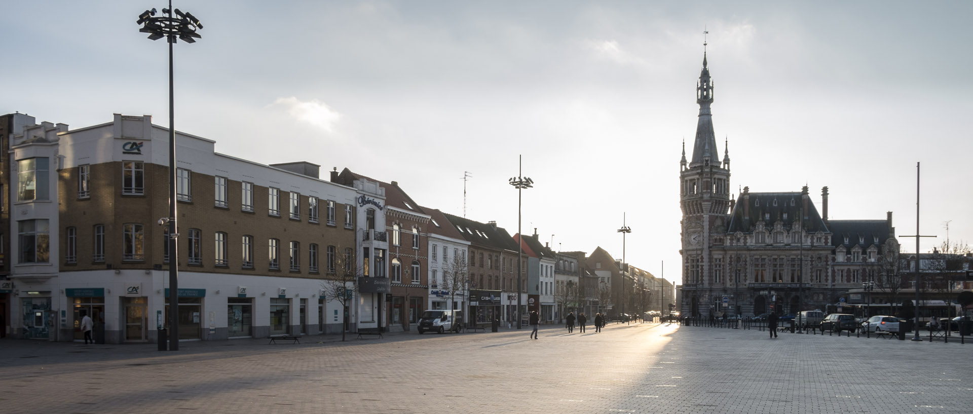 Lundi 19 janvier 2015, 16:14, place de la République, Tourcoing