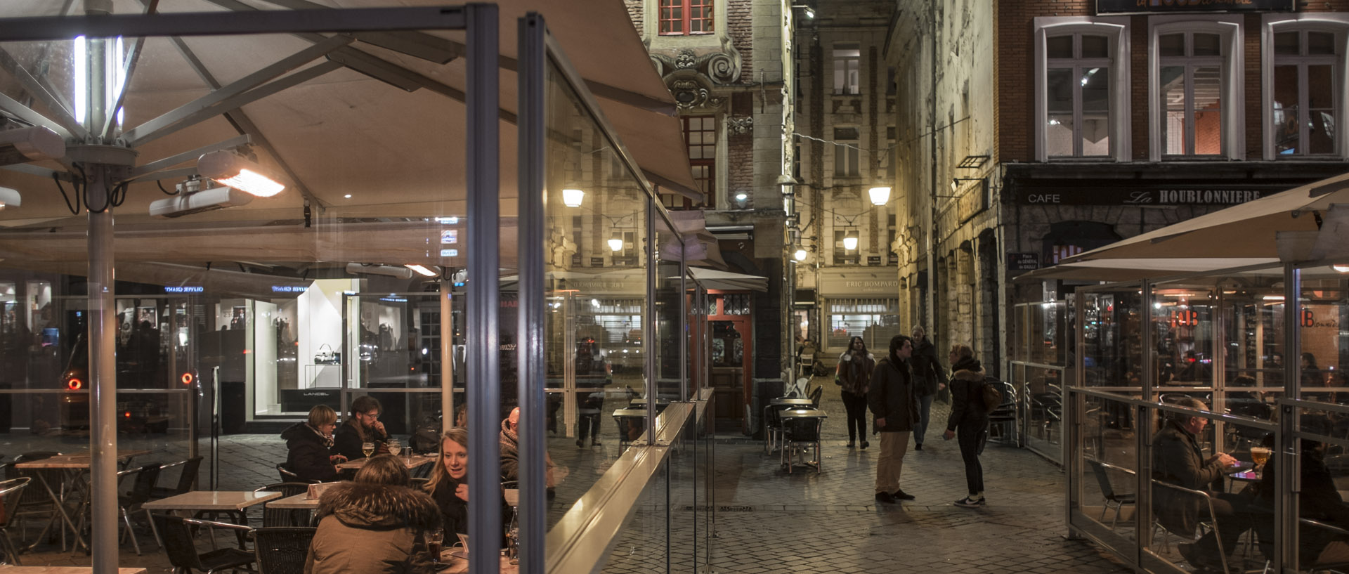 Samedi 24 janvier 2015, 19:26, place du Général-de-Gaulle, Lille