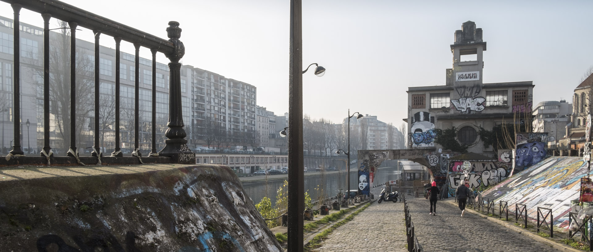 Jeudi 12 février 2015, 10:45, canal Saint-Martin, Paris