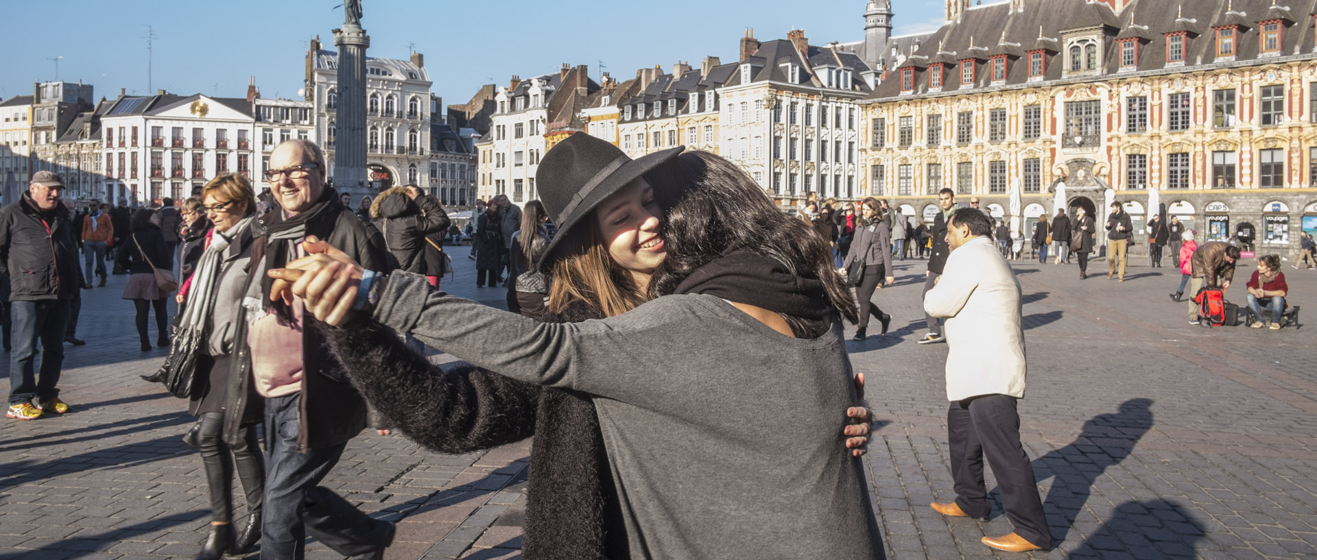 Dimanche 15 février 2015, 15:33, place du Général-de-Gaulle, Lille