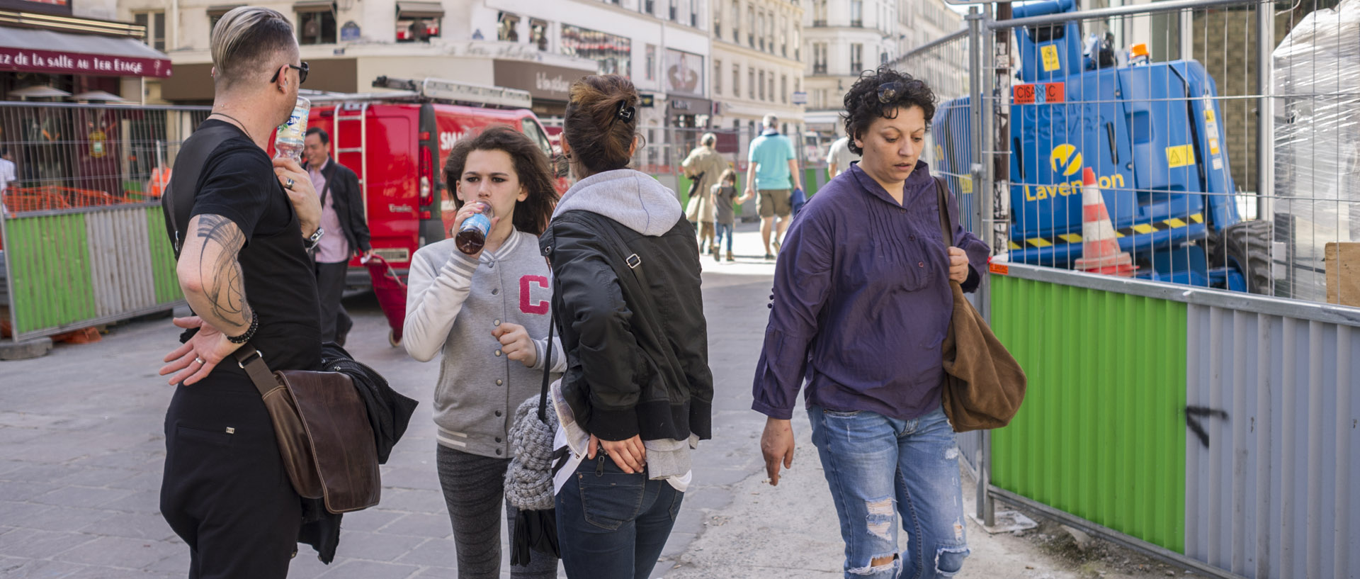 Mardi 14 avril 2015, 11:46, rue Pierre-Lescot, Paris