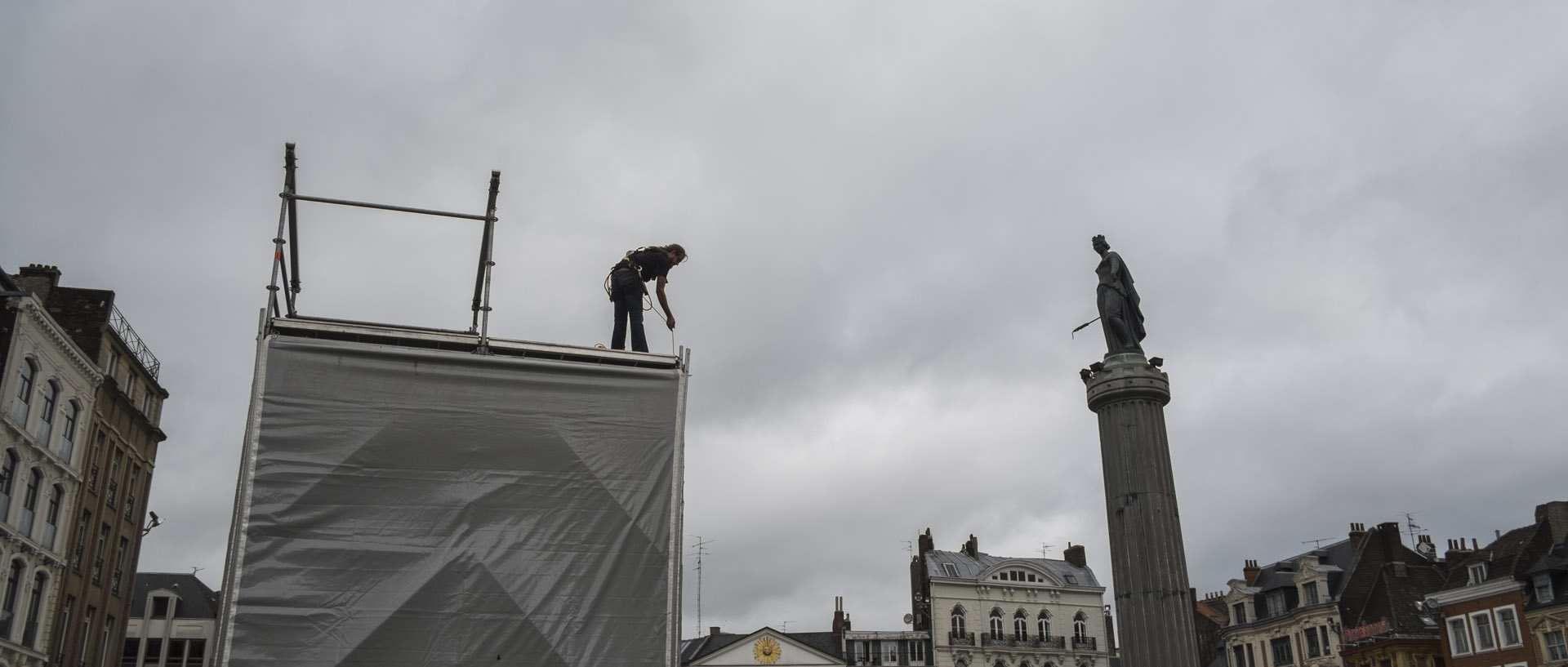 Vendredi 18 septembre 2015, 12:18, place du Général-de-Gaulle, Lille