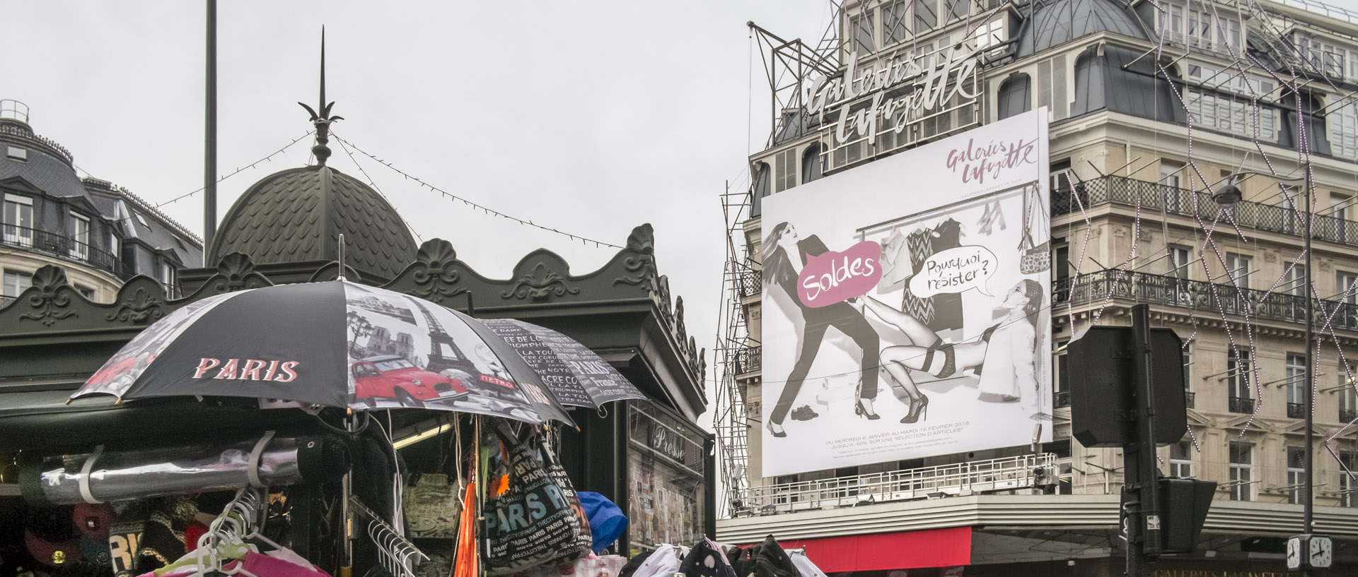 Lundi 18 janvier 2016, 11:43, boulevard Haussmann, Paris