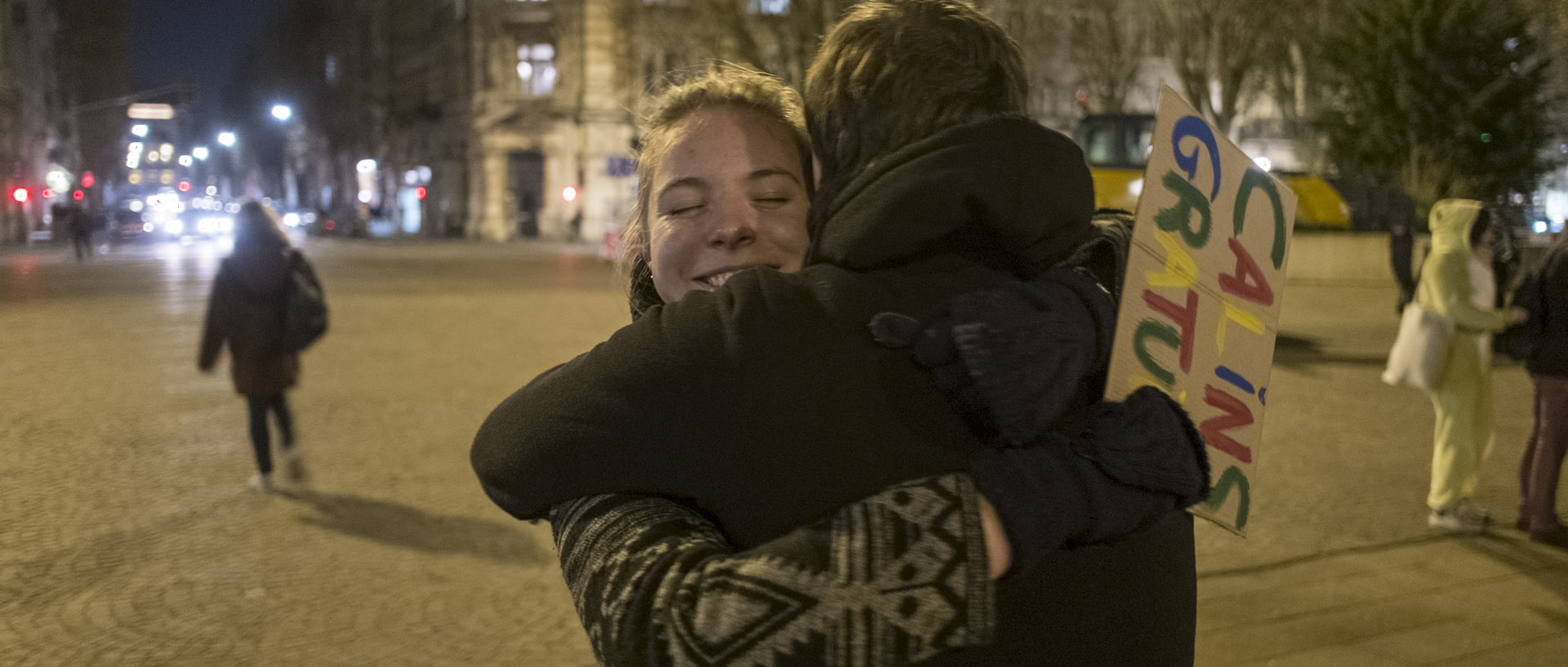 Jeudi 21 janvier 2016, 18:39, place de la République, Lille