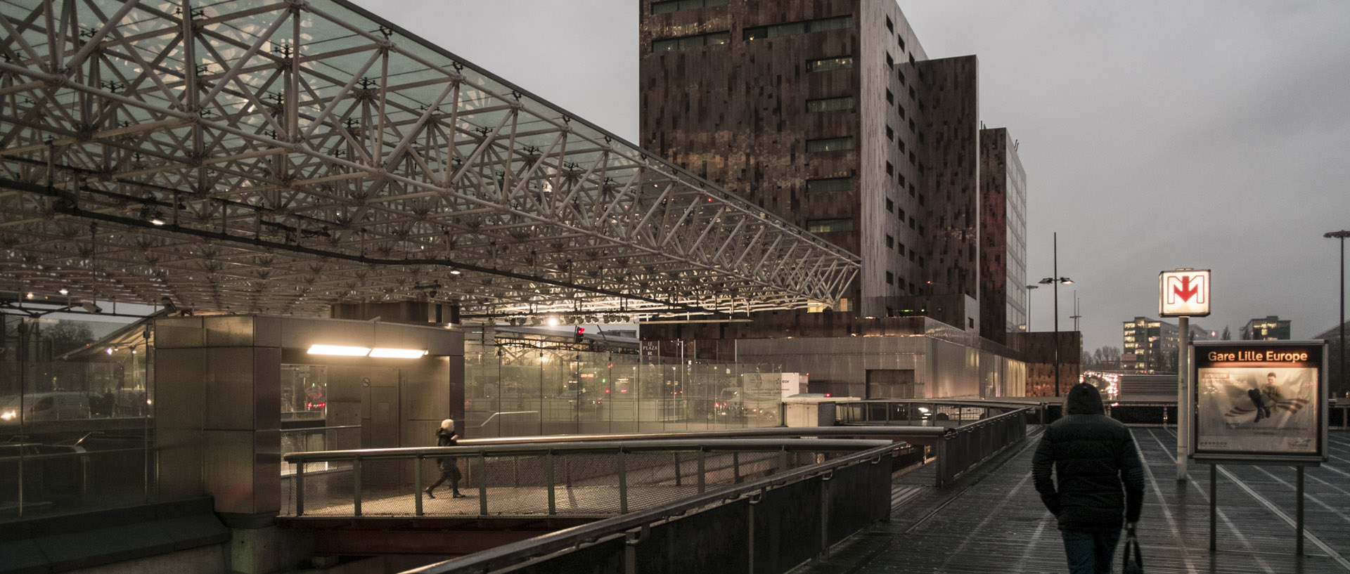 Mercredi 27 janvier 2016, 17:43, station de métro Lille Europe