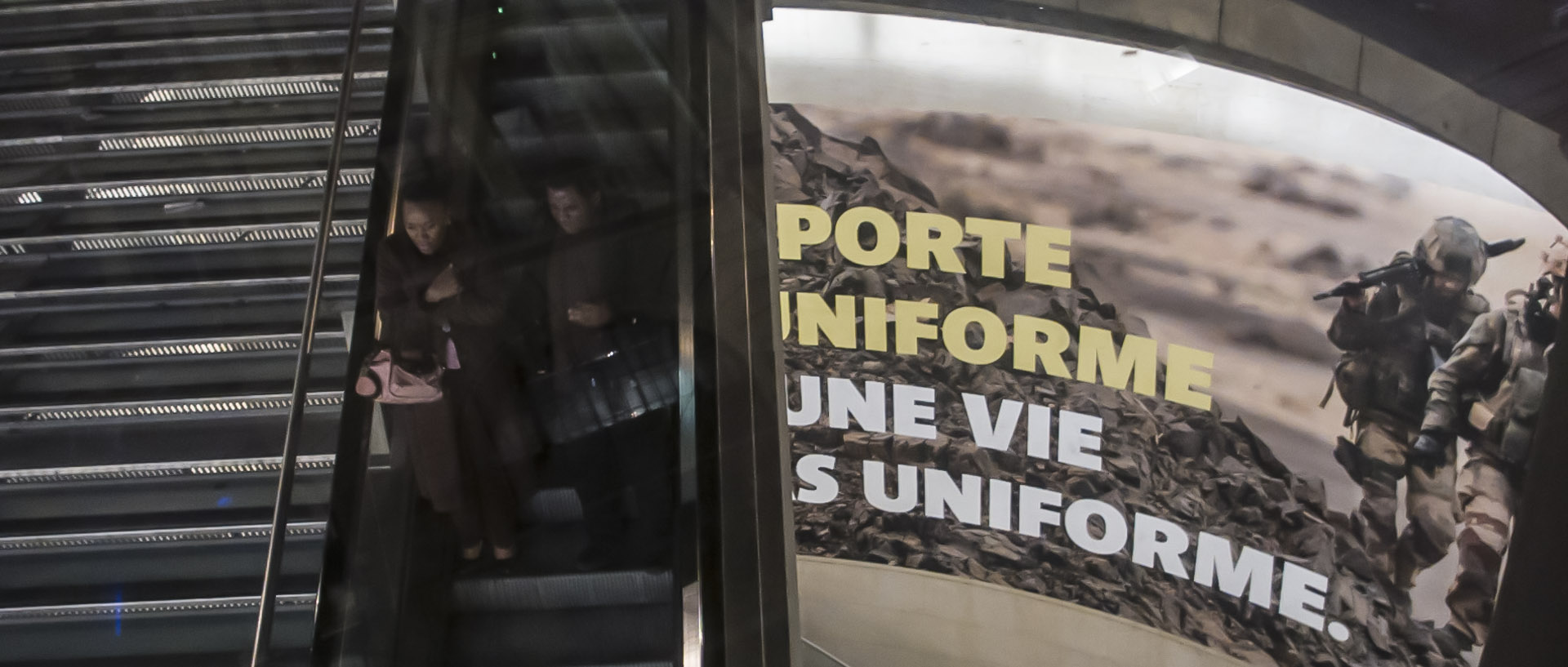 Vendredi 18 mars 2016, 21:07, métro gare Saint-Lazare, Paris