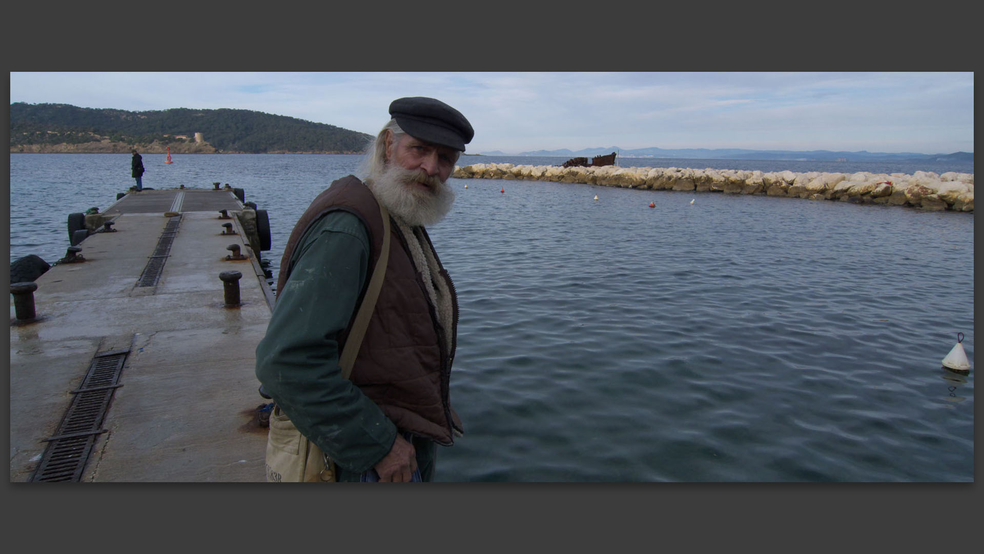 Roger au port de l'Aygade. 