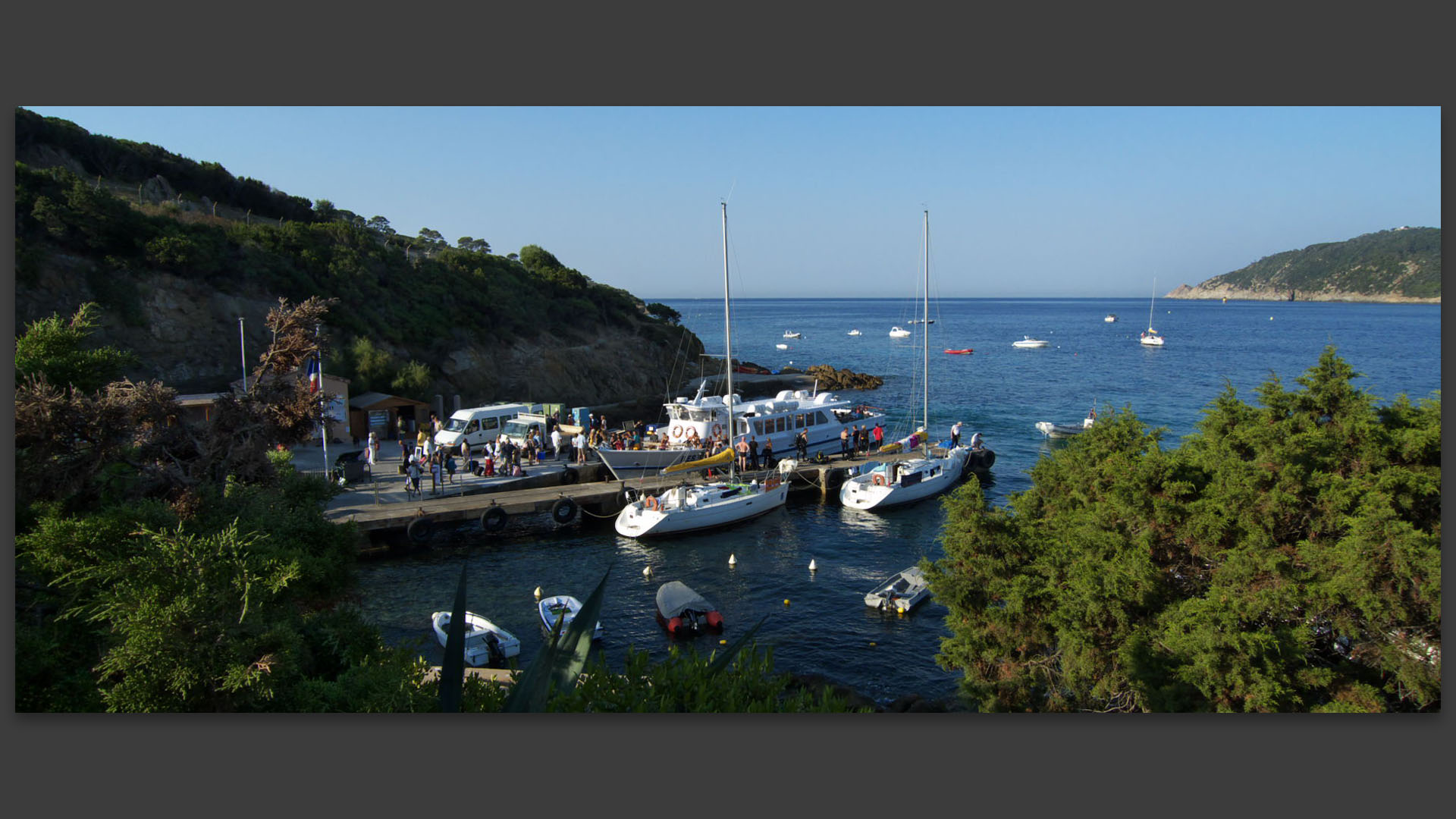 Le port de l'Aygade. 