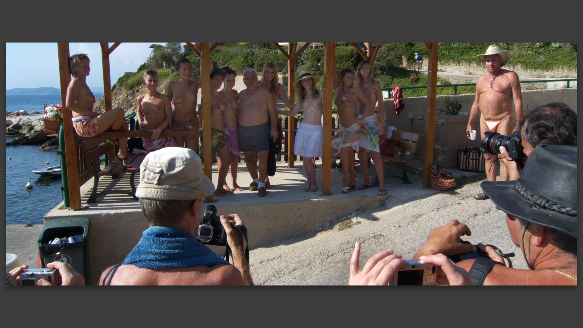 Présentation des miss Levant, port de l'Aygade. 