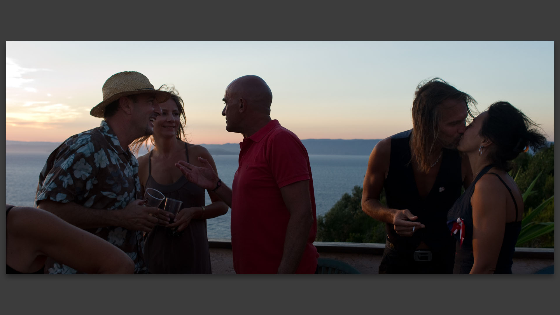 Soirée anniversaire chez Robert, à l'île du Levant.