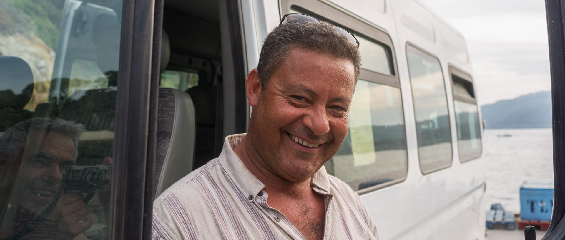 Aziz au port de l'Aygade, île du Levant.