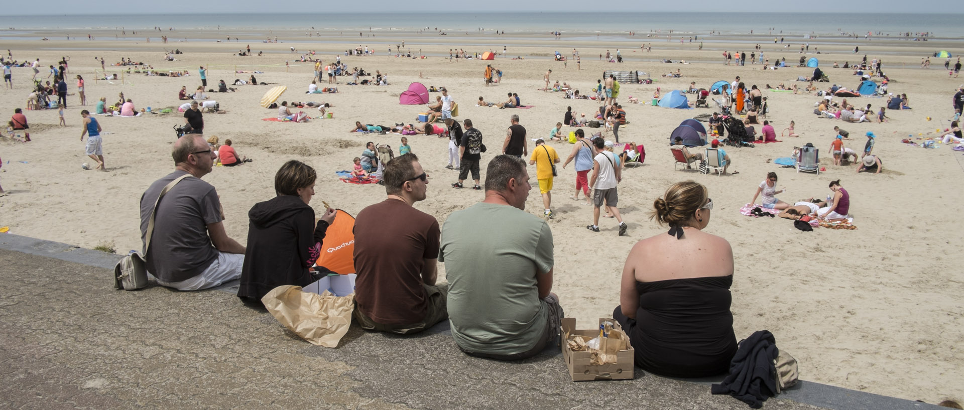 Plage / Beach Samedi 7 juin 2014, 14:07, digue de Bray-Dunes