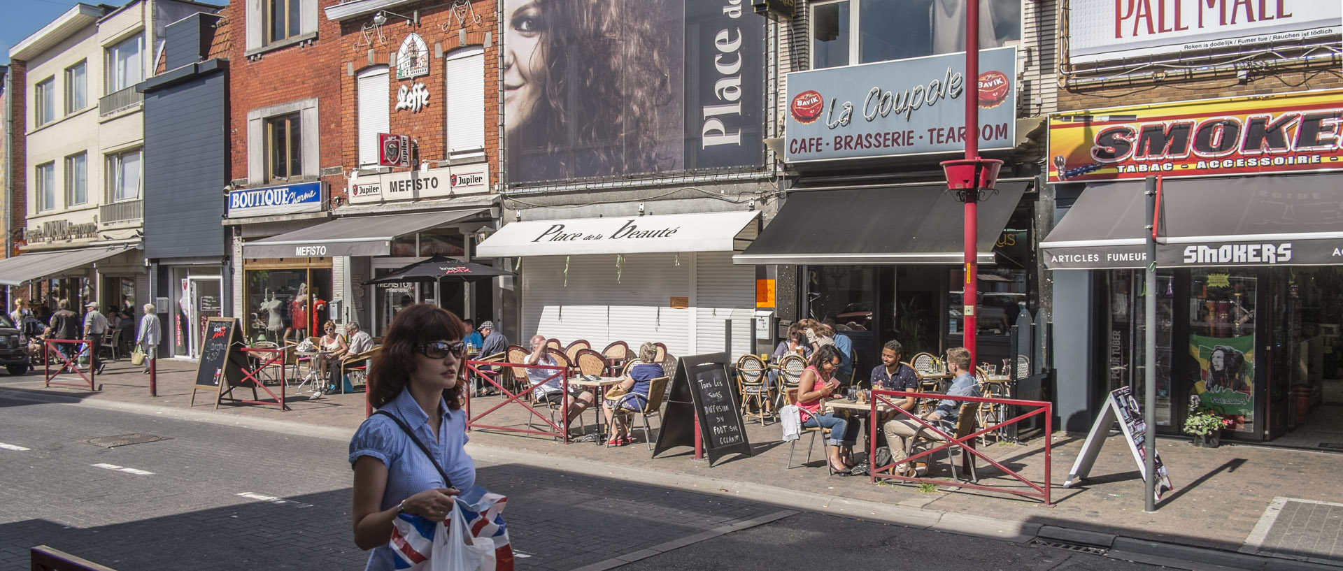 Terrasses / Teraces Mercredi 16 juillet 2014, 17:14, Rijselstraat, Menen, Belgique