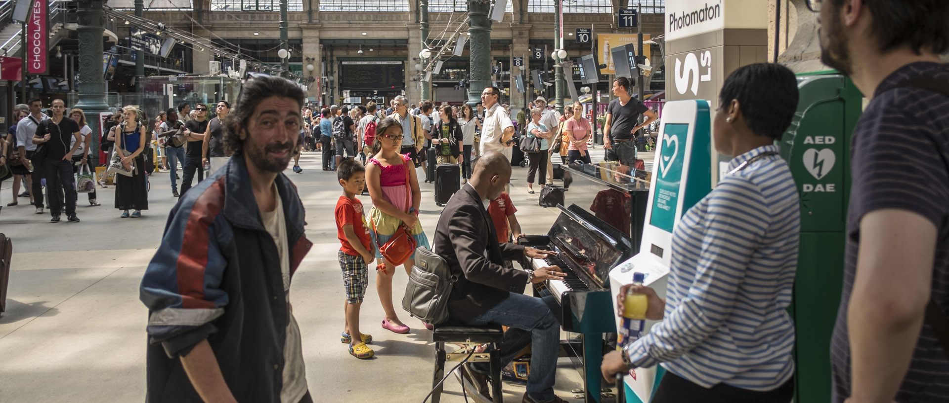 Piano / Piano Jeudi 24 juillet 2014, 15:43, gare du Nord, Paris